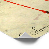 Martini-Girl-Poster Poster (Ecke)