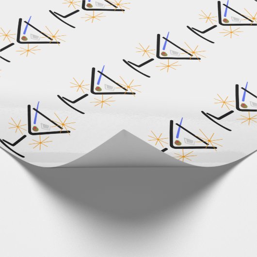 Martini-Glas Geschenkpapier (Ecke)