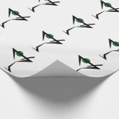 Martini-Glas Geschenkpapier (Ecke)