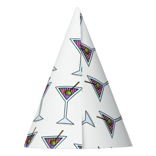 MARTINI-GLAS PARTYHÜTCHEN (Rückseite)