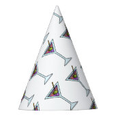 MARTINI-GLAS PARTYHÜTCHEN (Vorderseite)