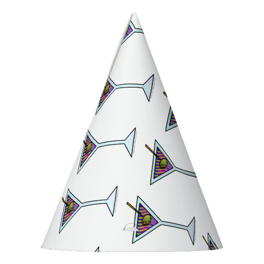 MARTINI-GLAS PARTYHÜTCHEN (Links)