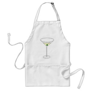 Martini-Glas Schürze