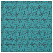 Martini-Gläser Retro-Cocktail Fabric CUSTOM COLOR Stoff (Muster)
