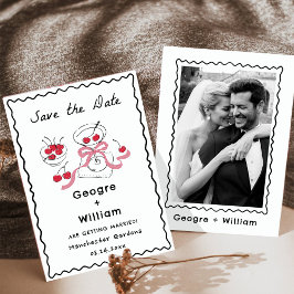 Martini-Glashütte und -Kirsche Einladung