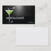 Martini Glasmixologist-Visitenkarte Visitenkarte (Vorne/Hinten)