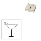 Martini Glass Art Briefmarke Gummistempel (Stempel)