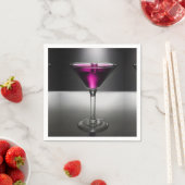 Martini Glass Cocktail Party Napkins Serviette (Beispiel)