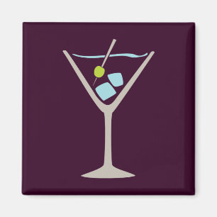 Martini Glass Magnet