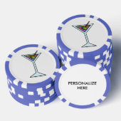 MARTINI GLASS POKERCHIPS (Stapel)