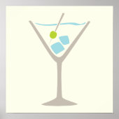Martini Glass Poster (Vorne)