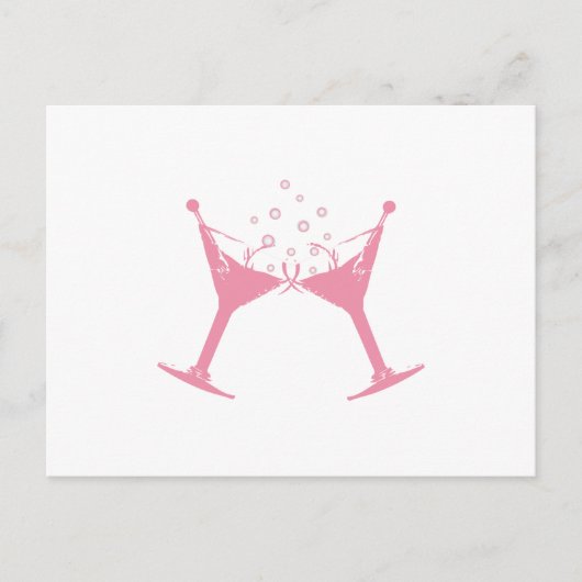 Martini Glass Postkarte (Vorderseite)