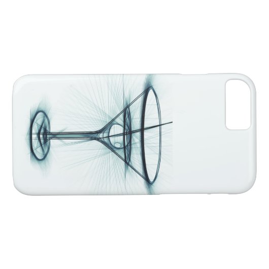 Martini Glass Sketch Case-Mate iPhone Hülle (Rückseite (Horizontal))