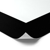 Martini Glass Sketch Poster (Ecke)