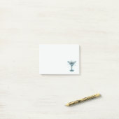 Martini Glass Sketch Postit Notes Post-it Klebezettel (Auf Schreibtisch)