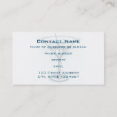 Martini Glass Sketch Visitenkarte (Rückseite)