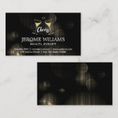 Martini Glasses Clink Visitenkarte (Vorne/Hinten)