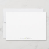 Martini Glasses Cocktail Party Einladung (rot) (Rückseite)