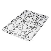 Martini Glasses CUSTOM HINTERGRUNDFARBE Badematte (Schrägansicht)