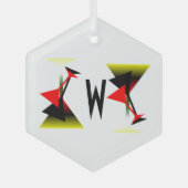 Martini Glasses Design Ornament (Vorderseite)