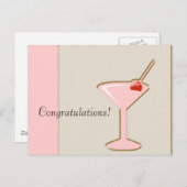 Martini, Glückwunsch! Postkarte (Vorne/Hinten)