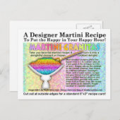 Martini Granitias Rezepte Postkarte (Vorne/Hinten)