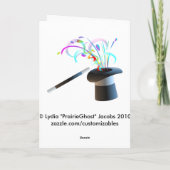 Martini-Gruß-Karte Karte (Rückseite)