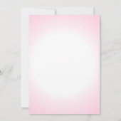 Martini Hearts Verlobung Pink Einladung (Rückseite)