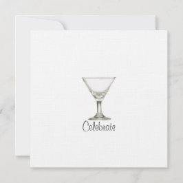 Martini-Hochzeit Einladung