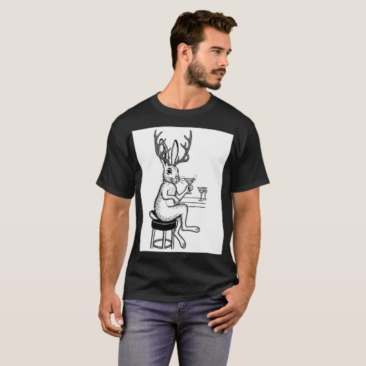 Martini Jackalope T-shirt (Vorne ganz)