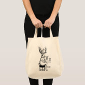 Martini Jackalope tote Tragetasche (Vorderseite (Produkt))