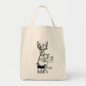 Martini Jackalope tote Tragetasche (Vorne)