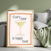 Martini Jede Stunde Poster