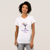 Martini Junggeselinnen-Abschied T-Shirt (Vorne ganz)