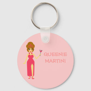 Martini-Königin-Schlüsselanhänger Schlüsselanhänger