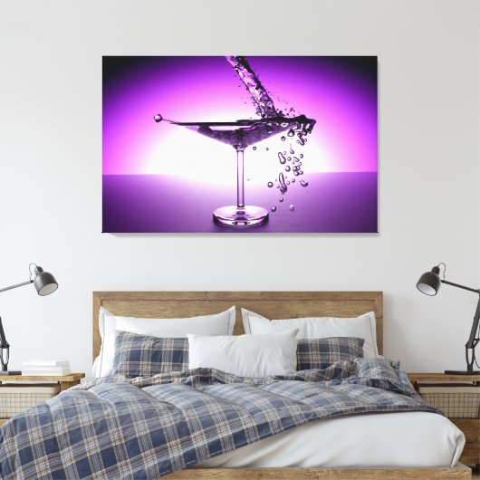 Martini Leinwanddruck (Insitu (Schlafzimmer))