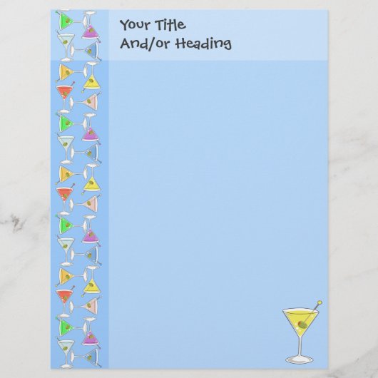 Martini Letterhead Briefkopf (Vorderseite)