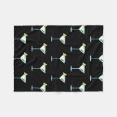 Martini Liebhaber Cocktail Glass Barkeeper Alkohol Fleecedecke (Vorderseite (Horizontal))