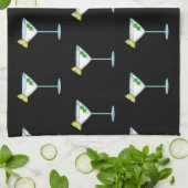 Martini Liebhaber Cocktail Glass Barkeeper Alkohol Geschirrtuch (Gefaltet)