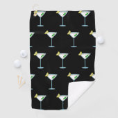 Martini Liebhaber Cocktail Glass Barkeeper Alkohol Golfhandtuch (Insitu)