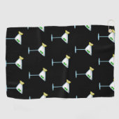 Martini Liebhaber Cocktail Glass Barkeeper Alkohol Golfhandtuch (Horizontal)