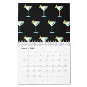 Martini Liebhaber Cocktail Glass Barkeeper Alkohol Kalender (Mär 2026)