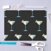 Martini Liebhaber Cocktail Glass Barkeeper Alkohol Seidenpapier (Handwerk)