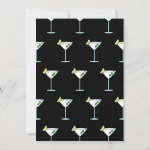 Martini-Liebhaber Cocktailglas Barkeeper Alkohol Einladung
