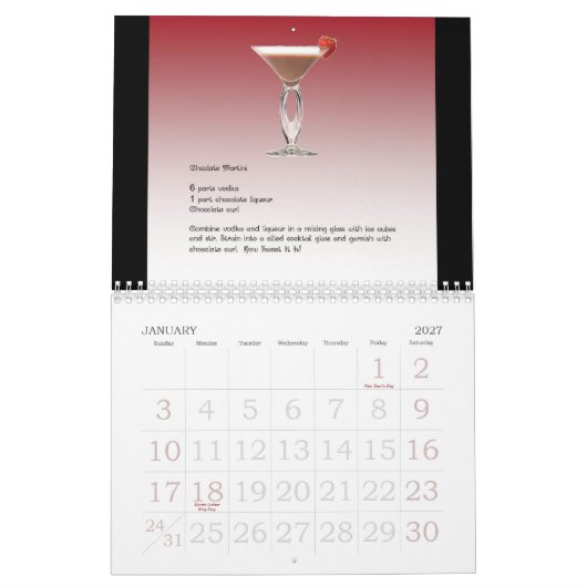 Martini-Liebhaber-Kalender 2011 Kalender (Jan 2027)