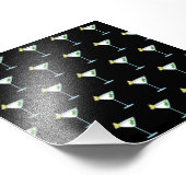 Martini liebt Cocktail Glass Barkeeper Alkohol Fotodruck (Ecke)