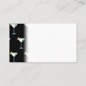 Martini liebt Cocktail Glass Barkeeper Alkohol Platzkarte (Vorderseite)