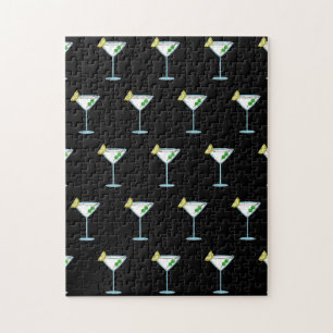 Martini liebt Cocktail Glass Barkeeper Alkohol Puzzle
