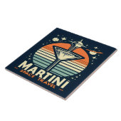 Martini-Logos für Raumfahrten Fliese (Seite)
