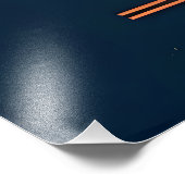 Martini-Logos für Raumfahrten Fotodruck (Ecke)